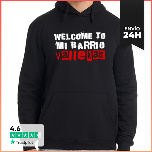 Sudadera Unisex Con Capucha Welcome Vallekas LaTostadora - latostadora.com - Modalova