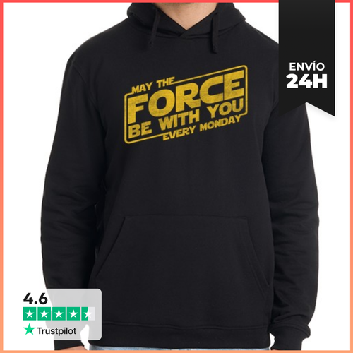 Sudadera Unisex Con Capucha May The Force Be With You Every - latostadora.com - Modalova
