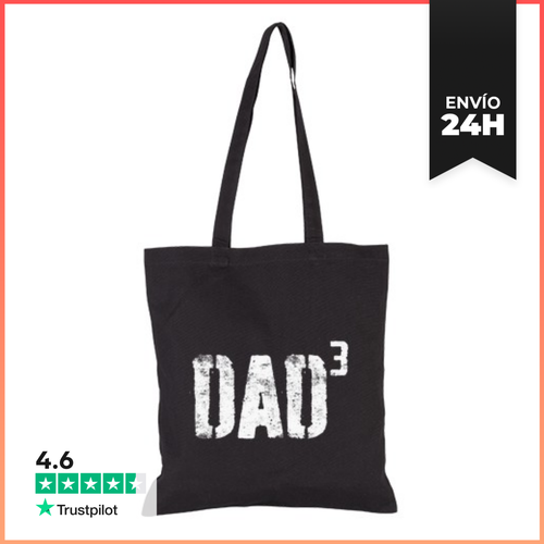 Bolsa De Tela Papá Cúbico Papá De Tres Día Del Padre LaTostadora - latostadora.com - Modalova