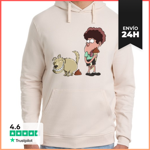 Sudadera Unisex Con Capucha Caca Perro LaTostadora - latostadora.com - Modalova