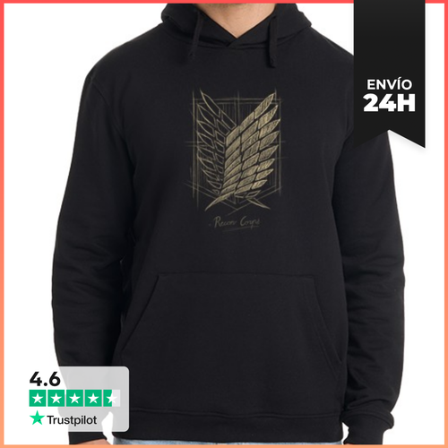 Sudadera Unisex Con Capucha Recoon Corps Sketch LaTostadora - latostadora.com - Modalova
