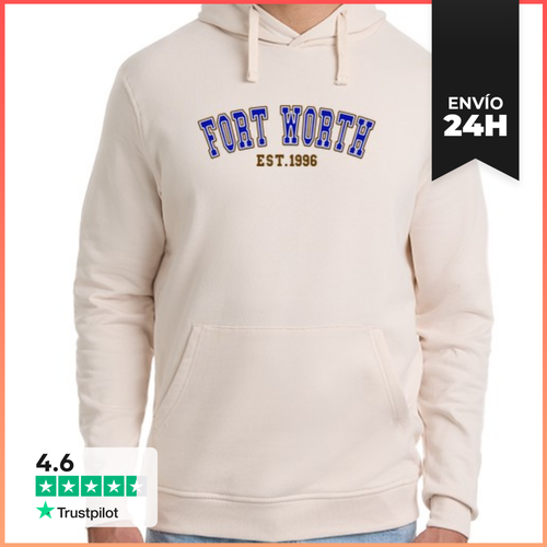 Sudadera Unisex Con Capucha Fort Worth Est 1996 LaTostadora - latostadora.com - Modalova