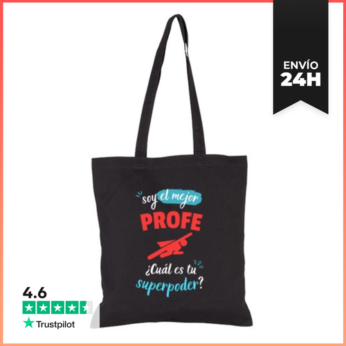 Bolsa De Tela Mejor Profesor Superpoder LaTostadora - latostadora.com - Modalova