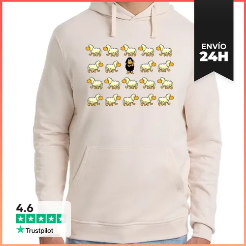 Sudadera Unisex Con Capucha Oveja Negra - Se Diferente - latostadora.com - Modalova