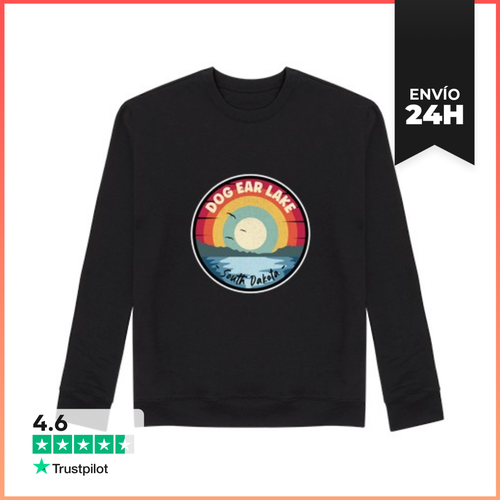 Sudadera Unisex Lago De Orejas De Perro Dakota Del Sur - latostadora.com - Modalova