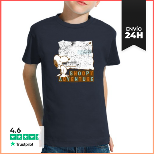 Camiseta Clásica Para Niños Snoopy Adventure Mountains - latostadora.com - Modalova
