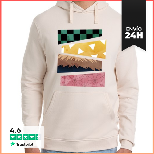 Sudadera Unisex Con Capucha Kimetsu Minimal LaTostadora - latostadora.com - Modalova