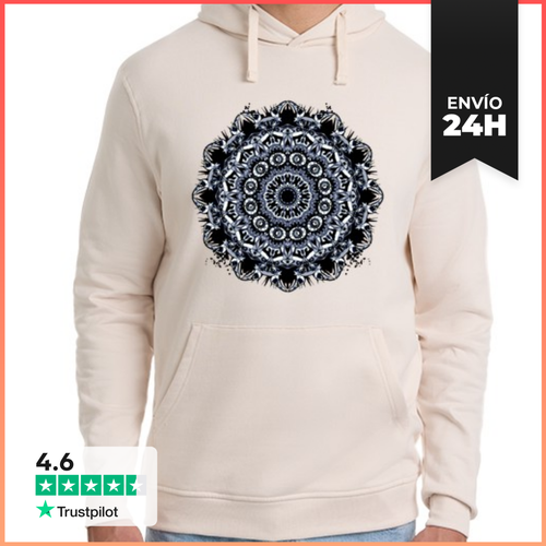 Sudadera Unisex Con Capucha Pájaro Fractal LaTostadora - latostadora.com - Modalova