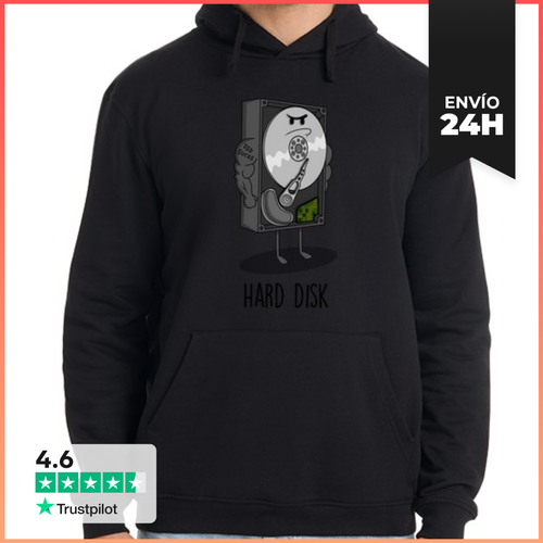 Sudadera Unisex Con Capucha Disco Duro LaTostadora - latostadora.com - Modalova