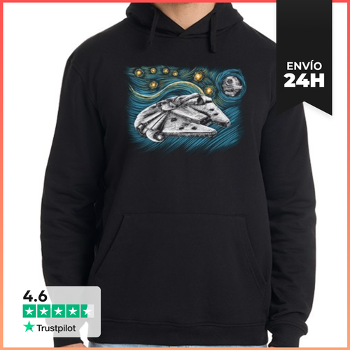 Sudadera Unisex Con Capucha Starry Falcon LaTostadora - latostadora.com - Modalova