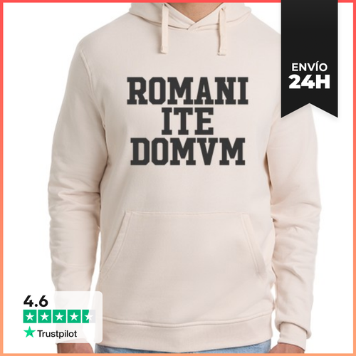 Sudadera Unisex Con Capucha Romani Ite Domum - Slab Oscuro - latostadora.com - Modalova