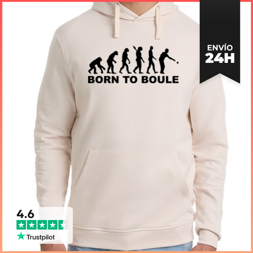 Sudadera Unisex Con Capucha Evolución Boule Petanque LaTostadora - latostadora.com - Modalova