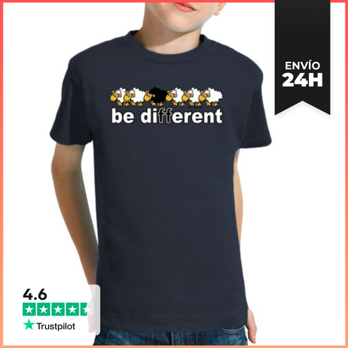 Camiseta Clásica Para Niños BE DIFFERENT LaTostadora - latostadora.com - Modalova