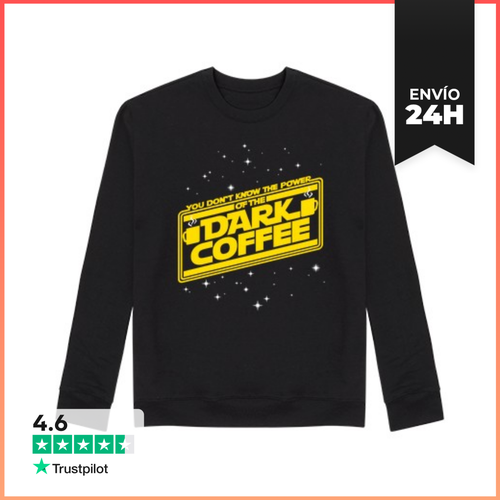 Sudadera Unisex El Poder Del Café Oscuro LaTostadora - latostadora.com - Modalova