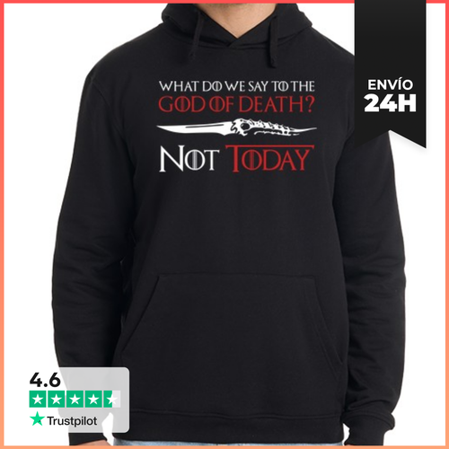 Sudadera Unisex Con Capucha Not Today (Game Of Thrones) - latostadora.com - Modalova