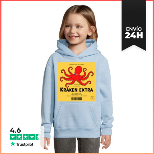 Sudadera Para Niños Con Capucha Kraken Extra LaTostadora - latostadora.com - Modalova