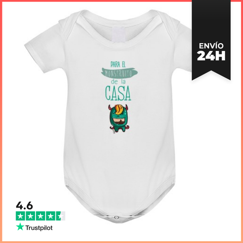 Body Bebé Monstruitocasa_flequillo LaTostadora - latostadora.com - Modalova