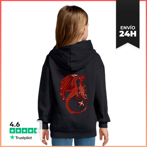 Sudadera Para Niños Con Capucha Dragon LaTostadora - latostadora.com - Modalova