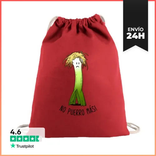 Mochila Saco Con Cuerdas No Puerro Más - Mochila Saco LaTostadora - latostadora.com - Modalova