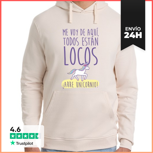 Sudadera Unisex Con Capucha Arre Unicornio LaTostadora - latostadora.com - Modalova