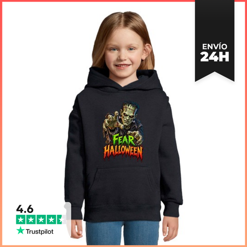 Sudadera Para Niños Con Capucha Frankie El Zombie LaTostadora - latostadora.com - Modalova