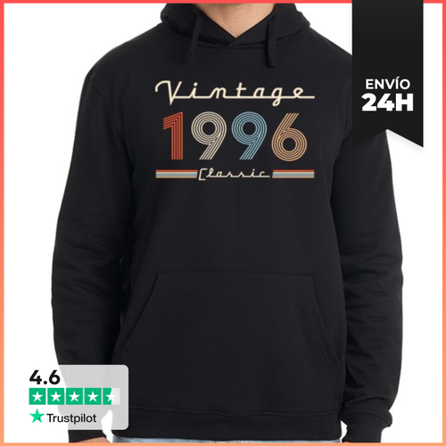 Sudadera Unisex Con Capucha 1996 - Vintage Classic LaTostadora - latostadora.com - Modalova