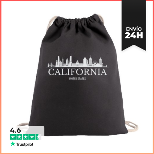 Mochila Saco Con Cuerdas Horizonte De California, California EEUU - latostadora.com - Modalova