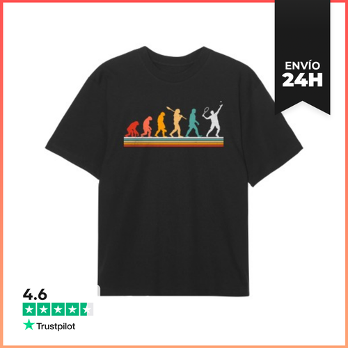 Camiseta Oversize EVOLUCIÓN SER HUMANO TENIS LaTostadora - latostadora.com - Modalova