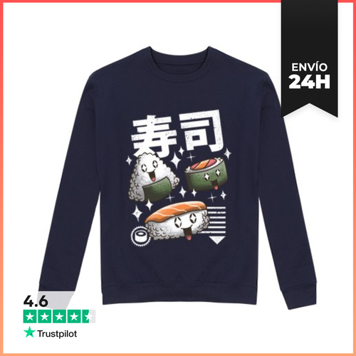 Sudadera Unisex Sushi Kawaii LaTostadora - latostadora.com - Modalova