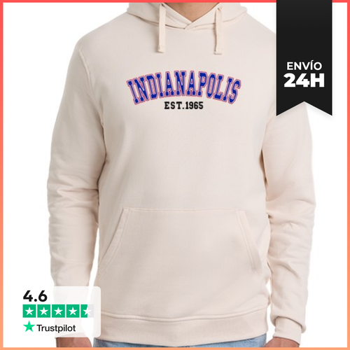 Sudadera Unisex Con Capucha Indianápolis Est 1965 LaTostadora - latostadora.com - Modalova