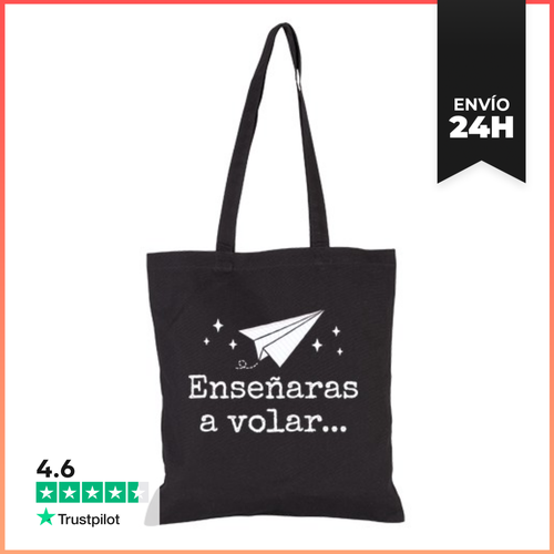 Bolsa De Tela Enseñaras A Volar... LaTostadora - latostadora.com - Modalova