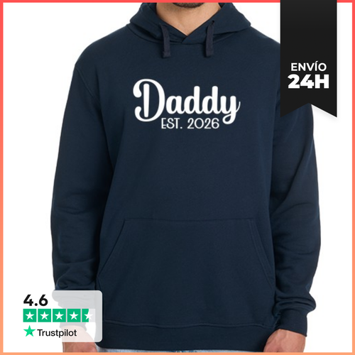 Sudadera Unisex Con Capucha Papá Est 2026 LaTostadora - latostadora.com - Modalova