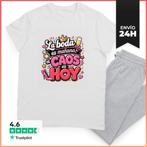 Pijama La Boda Es Mañana, El Caos Es Hoy LaTostadora - latostadora.com - Modalova