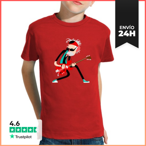Camiseta Clásica Para Niños Guitarrista LaTostadora - latostadora.com - Modalova