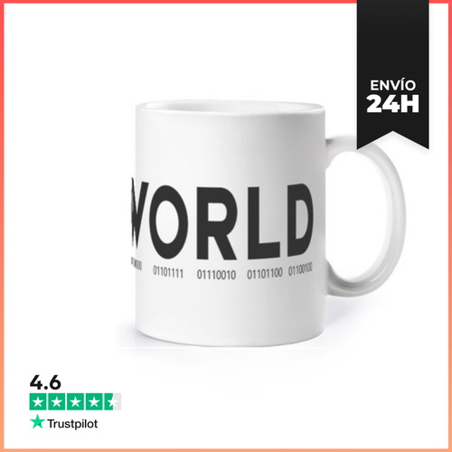 Taza Hello World. Código Binario LaTostadora - latostadora.com - Modalova
