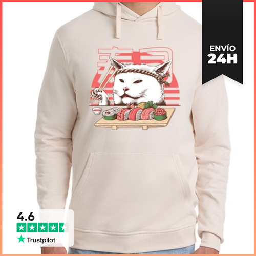Sudadera Unisex Con Capucha Maestro Chef Sushi LaTostadora - latostadora.com - Modalova