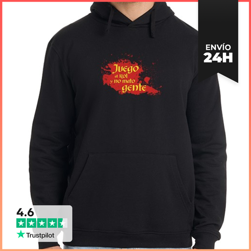 Sudadera Unisex Con Capucha Juego Al Rol Y No Mato Gente - latostadora.com - Modalova