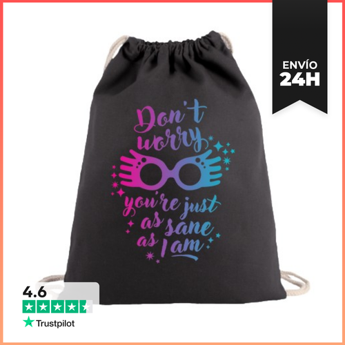 Mochila Saco Con Cuerdas Tan Cuerdo Como Yo LaTostadora - latostadora.com - Modalova