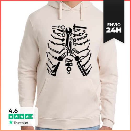 Sudadera Unisex Con Capucha Caja De Herramientas Mecano - latostadora.com - Modalova