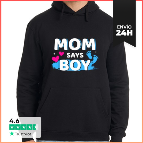 Sudadera Unisex Con Capucha La Mamá Del Revelado De Género Dice - latostadora.com - Modalova