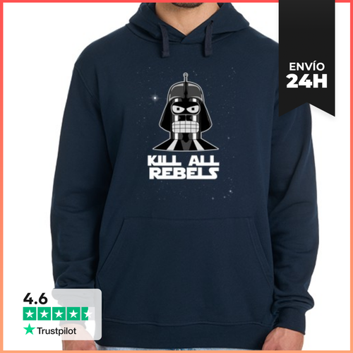 Sudadera Unisex Con Capucha Kill All Rebels LaTostadora - latostadora.com - Modalova
