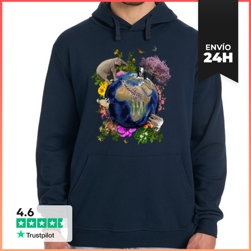 Sudadera Unisex Con Capucha Madre Tierra LaTostadora - latostadora.com - Modalova