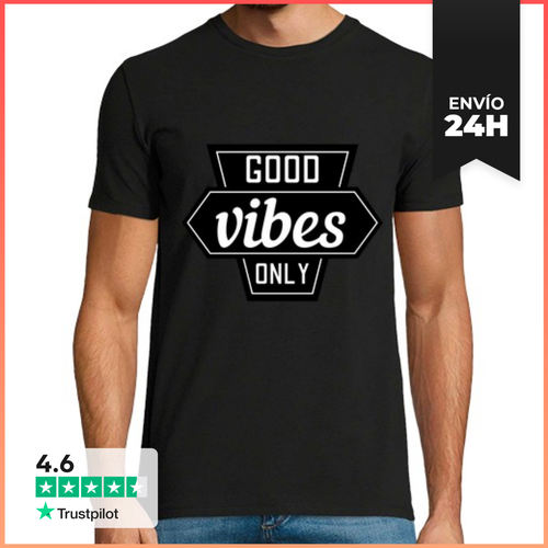 Camiseta Hombre Clásica Good Vibes Only LaTostadora - latostadora.com - Modalova