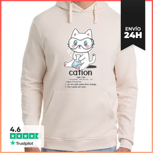 Sudadera Unisex Con Capucha Cation - Science Cat LaTostadora - latostadora.com - Modalova