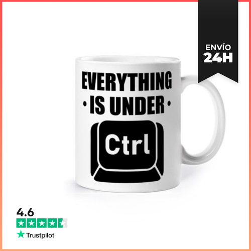 Taza EVERYTHING IS UNDER CTRL CONTROL LaTostadora - latostadora.com - Modalova