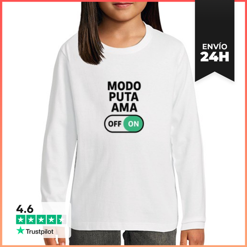 Camiseta Manga Larga Para Niños Puta Ama LaTostadora - latostadora.com - Modalova
