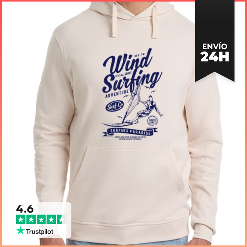 Sudadera Unisex Con Capucha Wind Surfing LaTostadora - latostadora.com - Modalova