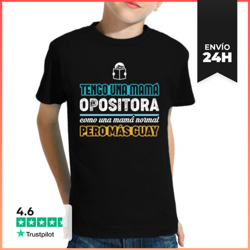 Camiseta Clásica Para Niños Tengo Una Mamá Opositora, Como Una - latostadora.com - Modalova