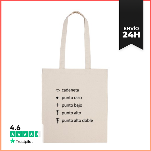Bolsa De Tela Puntos Crochet LaTostadora - latostadora.com - Modalova