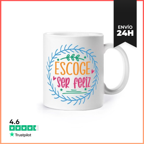 Taza Escoge Ser Feliz LaTostadora - latostadora.com - Modalova